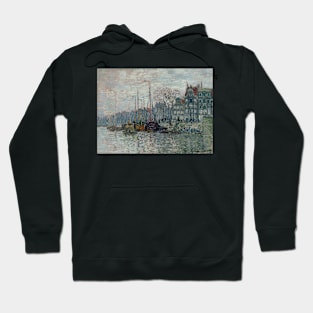 View of the Prins Hendrikkade and the Kromme Waal in Amsterdam by Claude Monet Hoodie